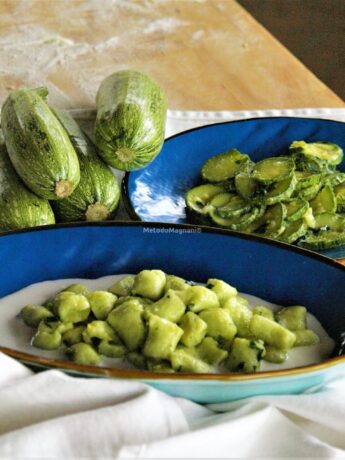Gnocchi di Piselli su fonduta