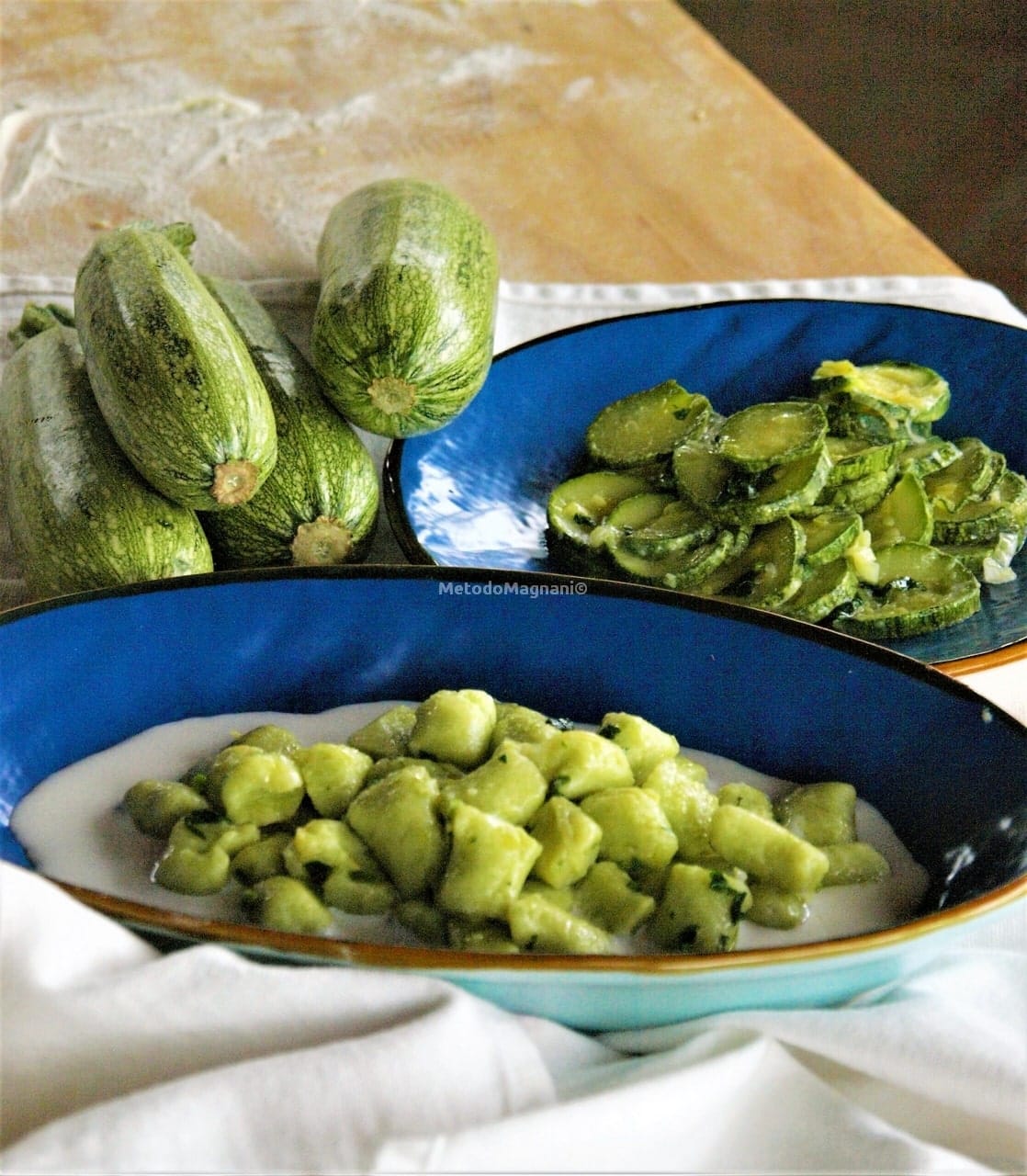 Gnocchi di Piselli su fonduta