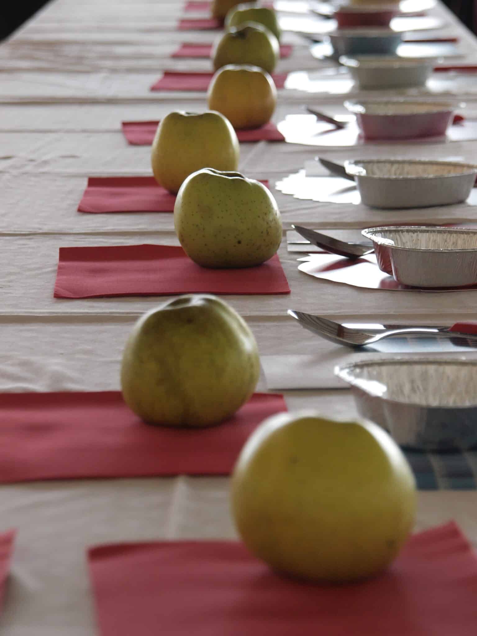 Crumble di mele fatto dai partecipanti