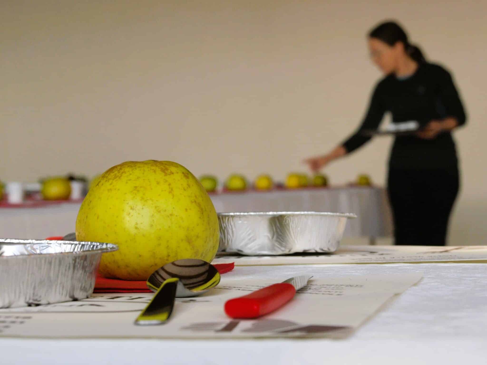 Crumble di mele fatto dai partecipanti